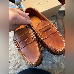 New unworn genuine leather Ralph Lauren shoes.